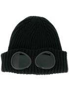 Cp Company Glasses Knit Cap - Black