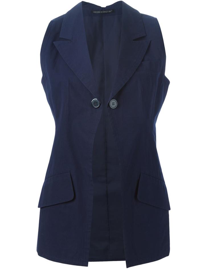 Yohji Yamamoto Vintage Sleeveless Jacket - Blue