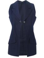 Yohji Yamamoto Vintage Sleeveless Jacket - Blue