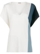 Mrz Colour-block T-shirt - White
