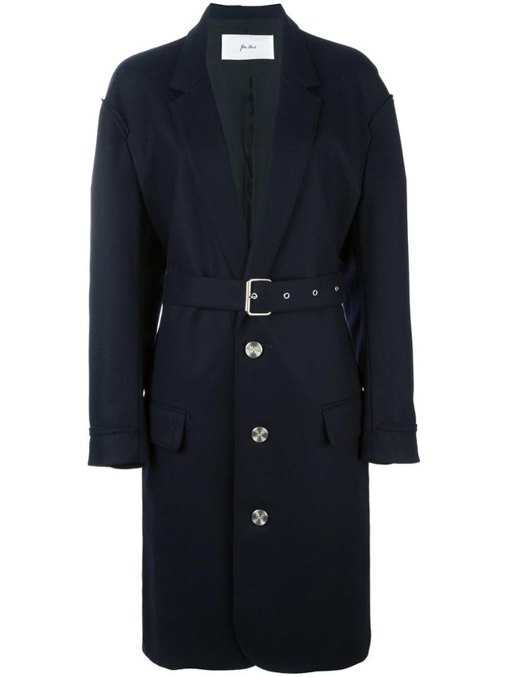 Julien David Single Breasted Coat - Blue