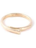 Rosa Maria 18kt Gold Diamond Curved Ring