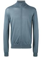 Loro Piana - Zipped Bomber Jacket - Men - Cotton - 54, Blue, Cotton