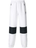 Andrea Crews Colour-block Track Trousers - White
