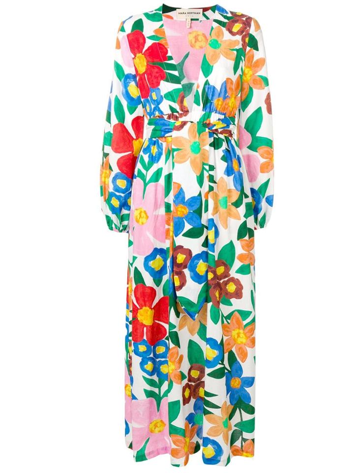 Mara Hoffman Floral Maxi Dress - Green