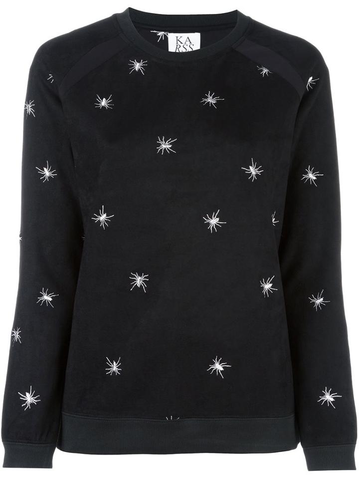 Zoe Karssen Embroidered Spider Sweatshirt