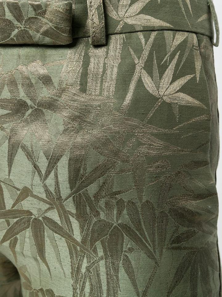 Etro Printed Tailored Trousers - Green