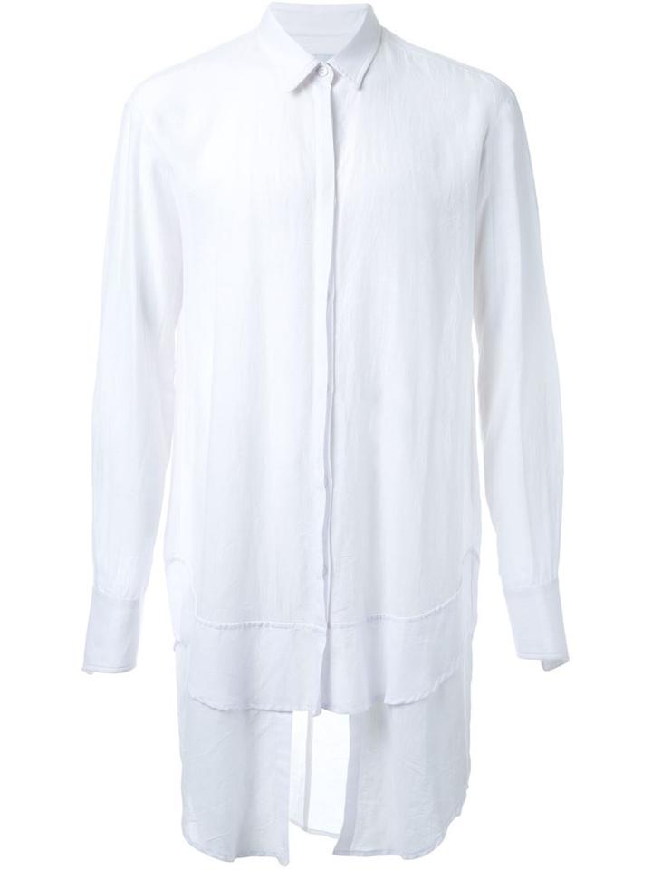 Strateas Carlucci Veil Longsleeved Shirt, Men's, Size: Small, White, Cotton