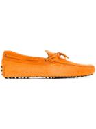Tod's Suede Gommino Driving Shoes - Orange