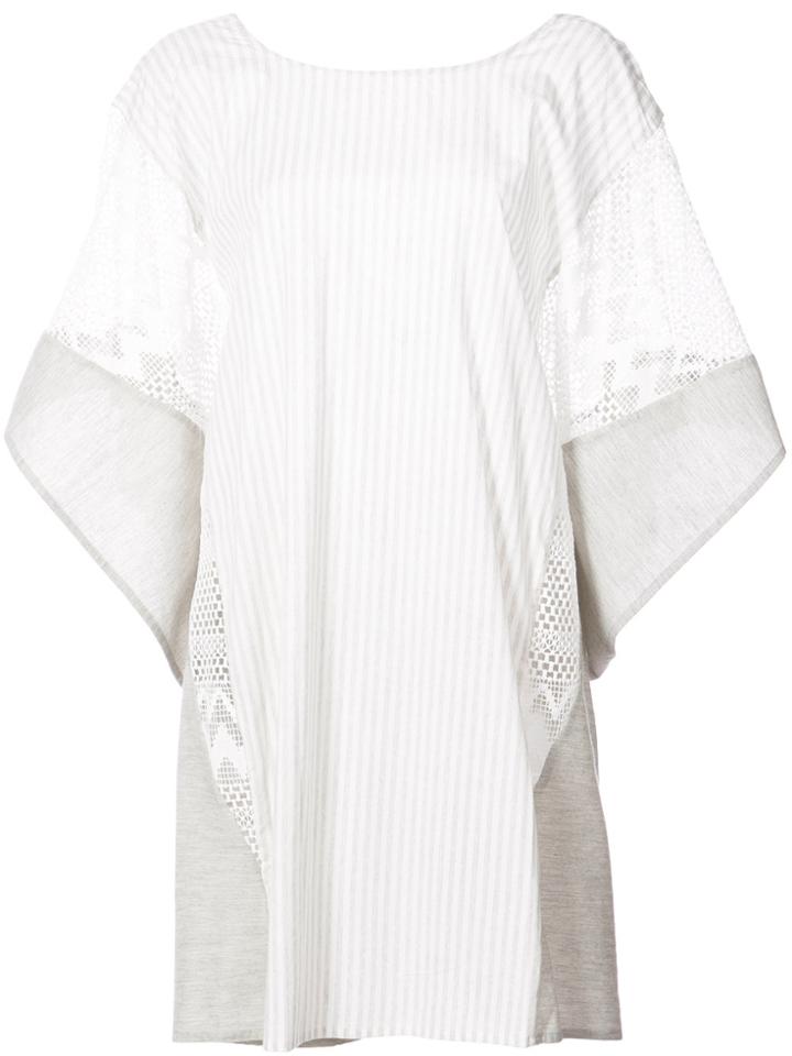 Jonathan Simkhai Oversized Striped Dress - Nude & Neutrals