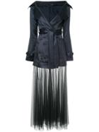 Unravel Project Trench Dress - Black