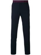 Calvin Klein Slim-fit Tailored Trousers - Blue