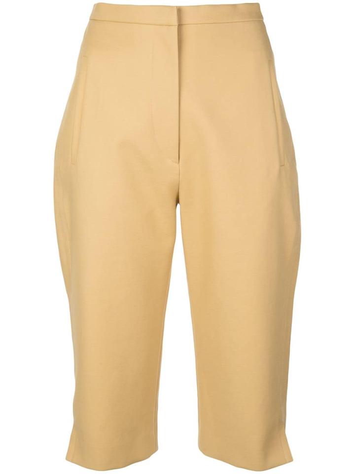 Khaite High Waisted Shorts - Yellow