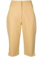 Khaite High Waisted Shorts - Yellow