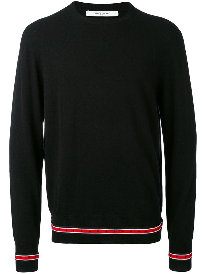 Givenchy - Crew Neck Jumper - Men - Polyester/wool - L, Black, Polyester/wool
