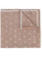 Max Mara Fringed Edge Scarf - Neutrals