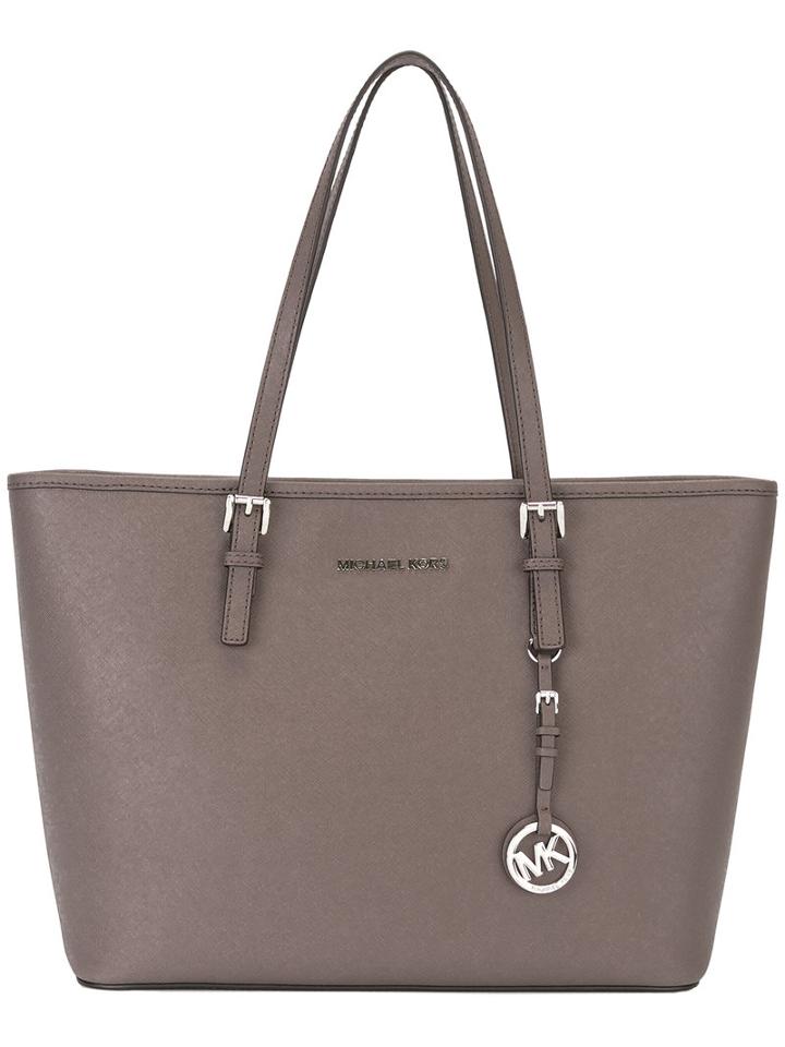 Michael Michael Kors Signature Tote Bag, Women's, Pink/purple, Leather