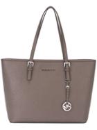 Michael Michael Kors Signature Tote Bag, Women's, Pink/purple, Leather
