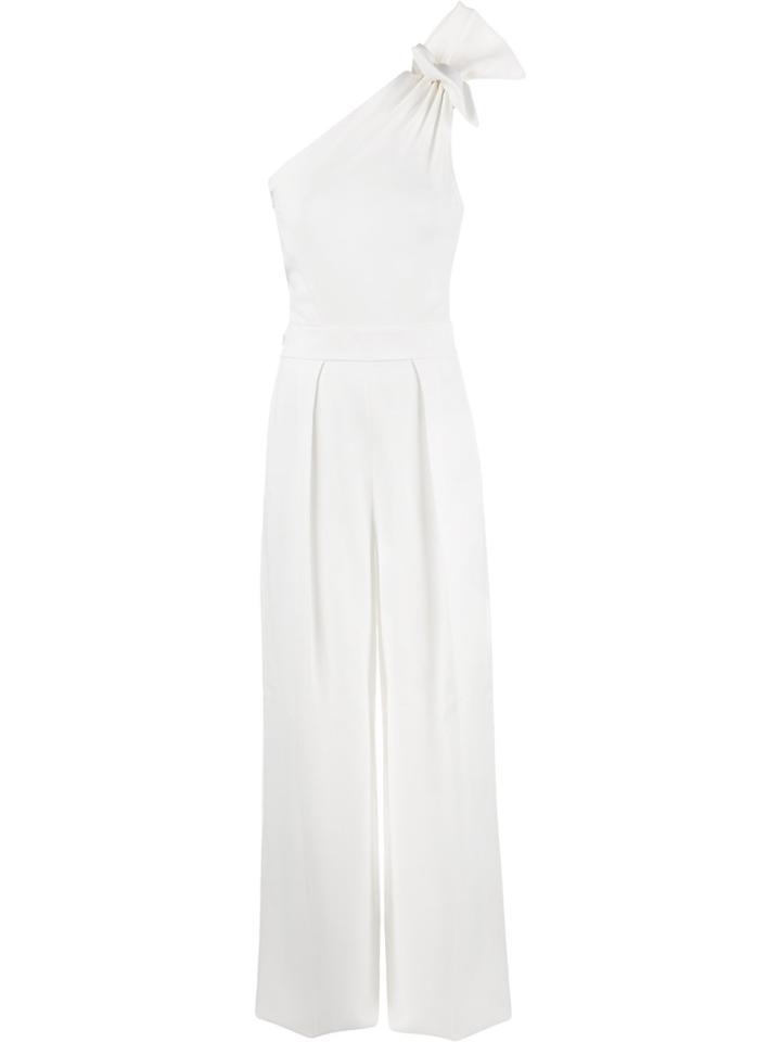 Dsquared2 One Shoulder Jumpsuit - White