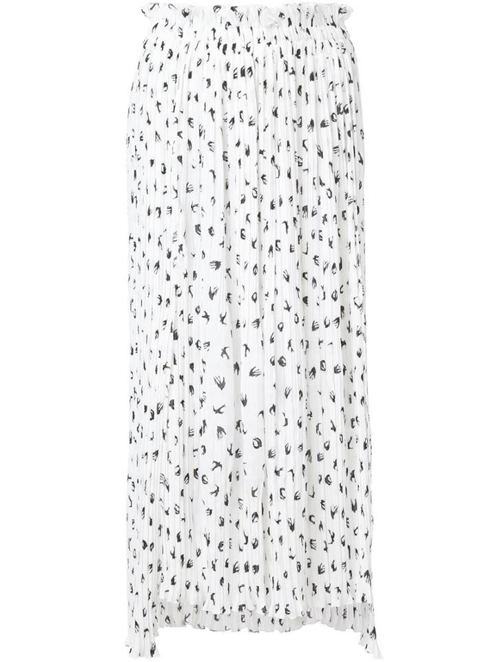 Sonia Rykiel 'swallow' Pleated Skirt