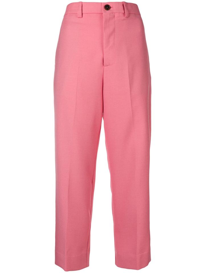 Erika Cavallini Cropped Trousers - Pink