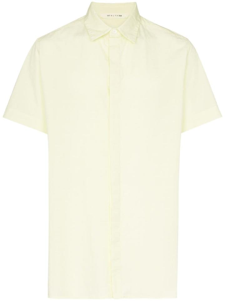 1017 Alyx 9sm Buttoned Cotton Shirt - Yellow