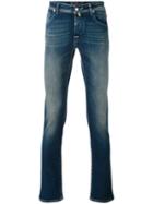 Slim-fit Jeans - Men - Cotton/polyester/spandex/elastane - 35, Blue, Cotton/polyester/spandex/elastane, Jacob Cohen