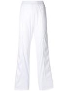 Forte Couture Branded Side Panel Track Pants - White