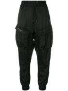 Marcelo Burlon County Of Milan Cargo Pocket Drop Crotch Trousers -