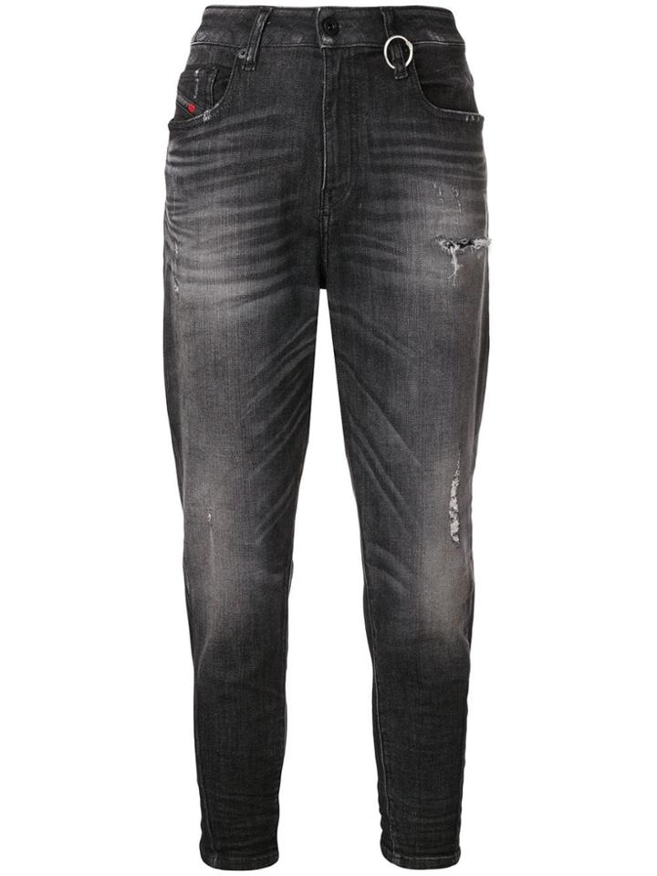 Diesel Boyfriend Candys Joggjeans - Black