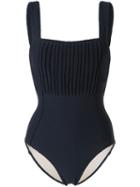 Peony Pintucked One Piece - Blue