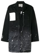 A-cold-wall* Paint Splatter Coat - Blue