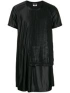 Comme Des Garçons Homme Plus Textured Shine T-shirt - Black