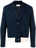 Drôle De Monsieur Contrast Fitted Blazer - Blue