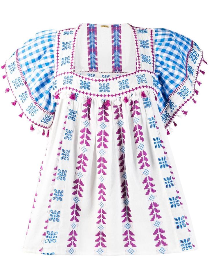 Dodo Bar Or Embroidered Loose-fit Top - White