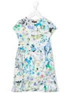 Roberto Cavalli Kids - Printed Dress - Kids - Cotton/spandex/elastane - 6 Yrs, White