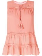 Alice+olivia Ruffled Detail Blouse - Yellow & Orange