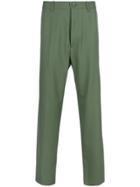 Marni Straight Leg Cropped Trousers - Green