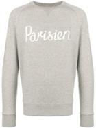 Maison Kitsuné Parisien Printed Sweatshirt - Grey