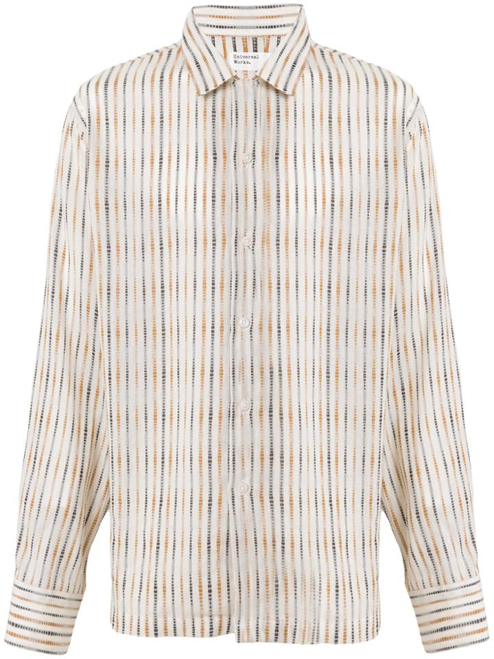 Universal Works Garage Shirt - Nude & Neutrals