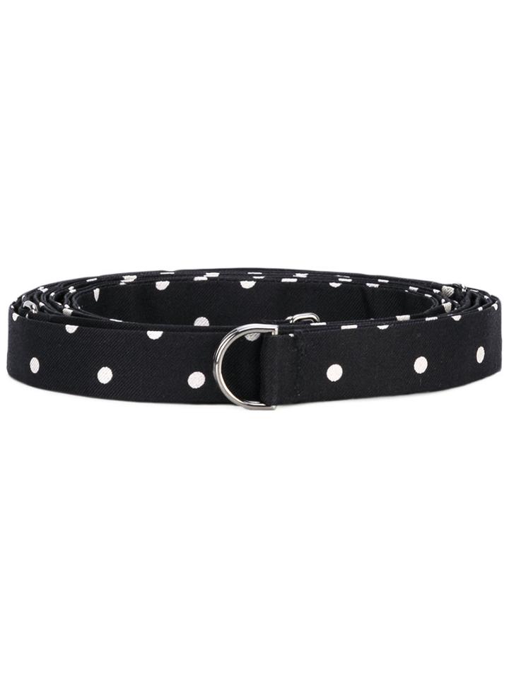 Alberto Biani - Polka Dot Belt - Women - Silk - S, Black, Silk