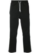 Adidas Originals - Stripe Detail Sweatpants - Men - Cotton/polyester - L, Black, Cotton/polyester