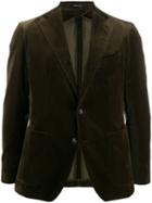 Tagliatore Slim-fit Suit Jacket - Green