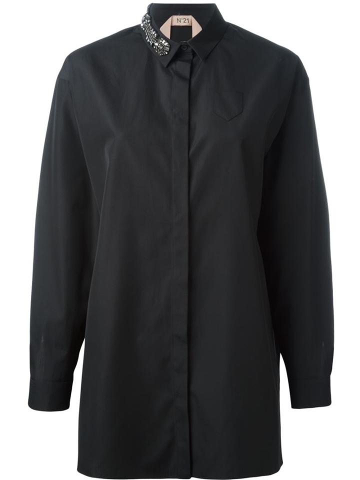 No21 Embellished Collar Shirt