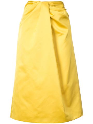 Rochas Moonflower Skirt - Yellow & Orange