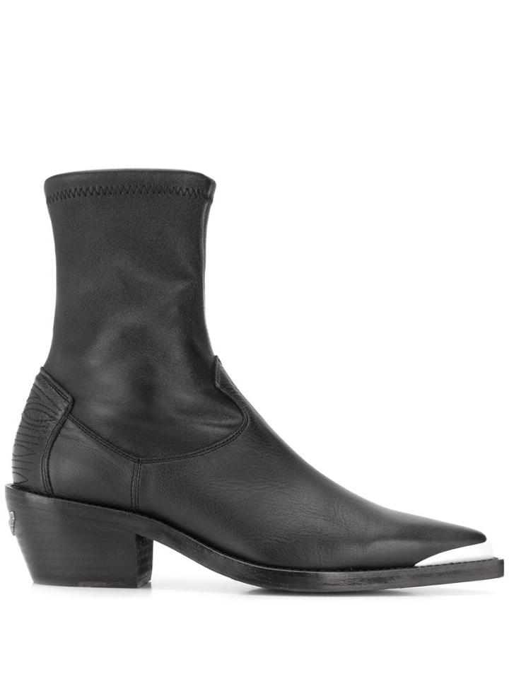 Zadig & Voltaire Fashion Show Erin Ankle Boots - Black
