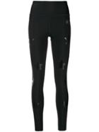 Plein Sport Star Print Fitness Leggings - Black