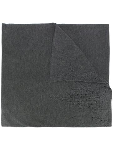 Adelbel Distressed Scarf - Grey