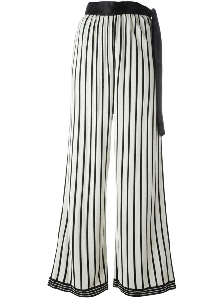 Jean Paul Gaultier Vintage Striped Palazzo Trousers