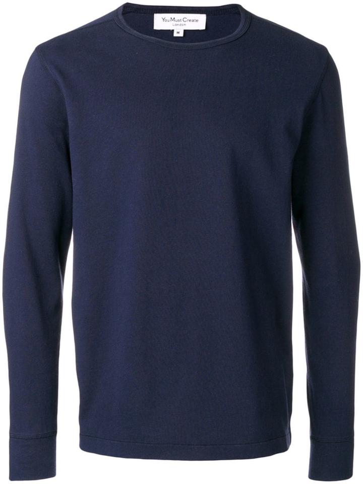 Ymc Longsleeved T-shirt - Blue